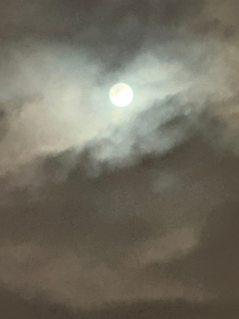 Blue Moon over Asuncion